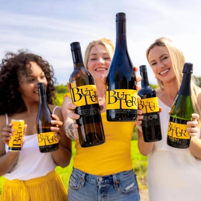 New Butter Sauvignon Blanc and New Butter Pinot Noir